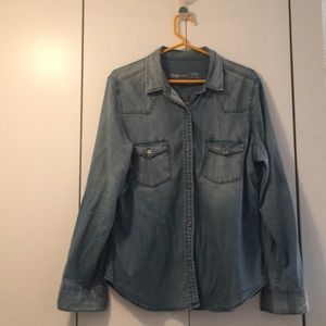 GAP Chambray/denim shirt